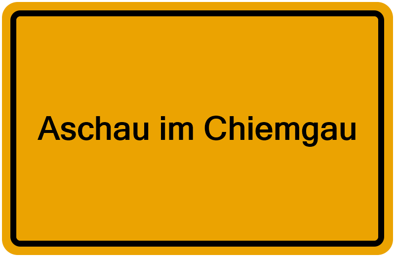 Handelsregisterauszug Aschau im Chiemgau